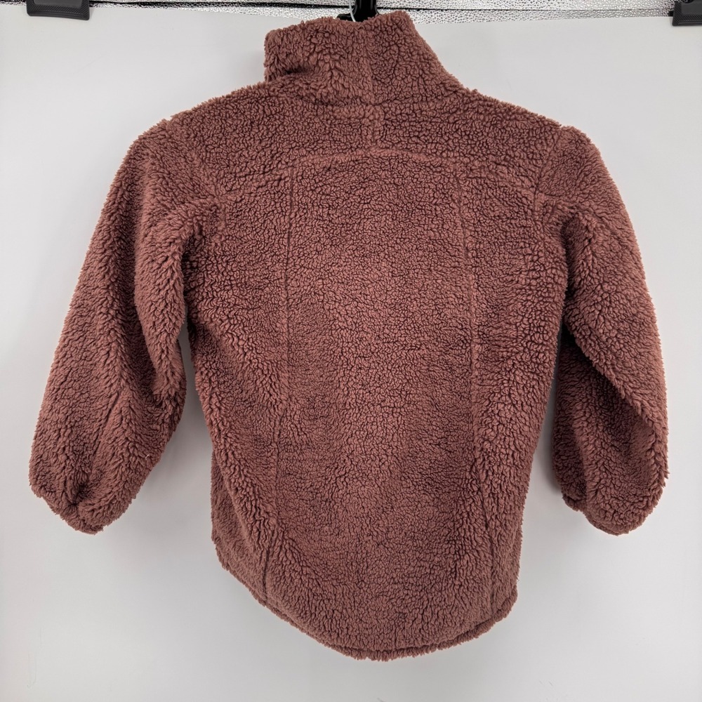 Lululemon Oh So Sherpa Pullover Women 4 Dusty Rose Funnel Neck Fleece LW3FIBS - Picture 3 of 8